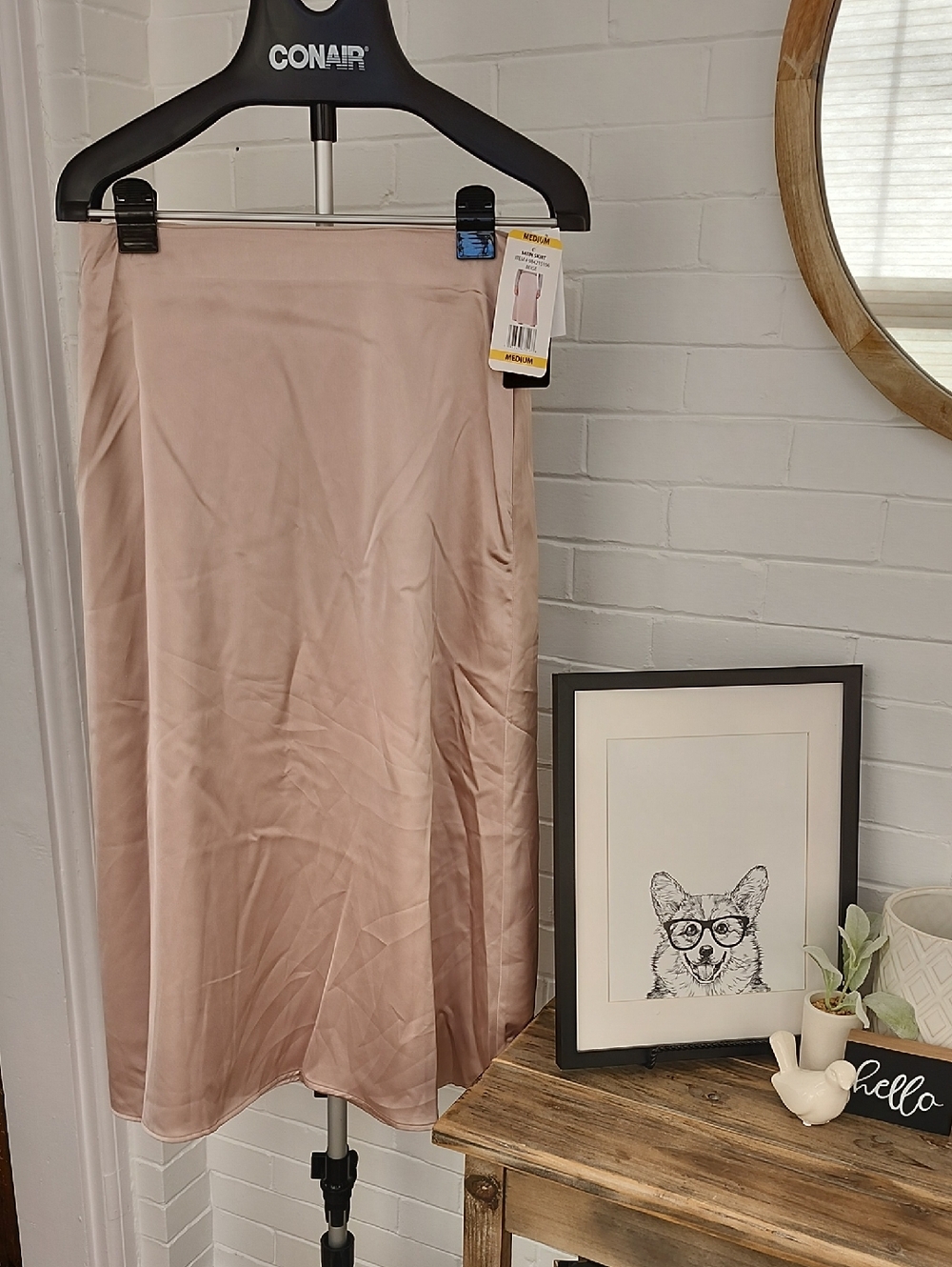 French Connection Satin Skirt, Women Xxl